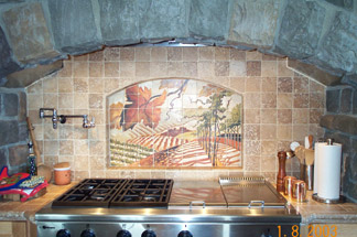 Kitchen Tile Mural