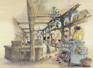 Disney Princess Shop Concept